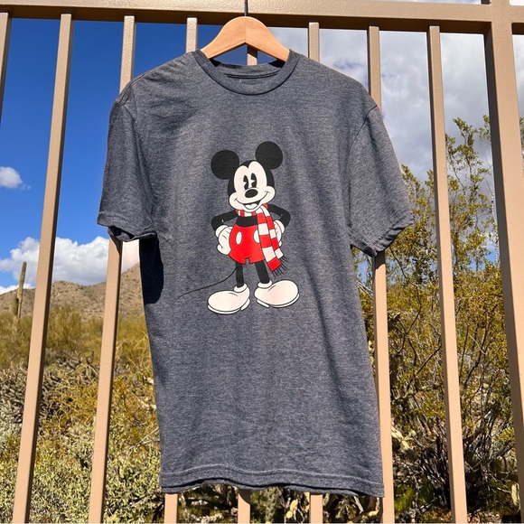 Disney NWT Mickey Mouse Graphic T-shirt L Color Carbon Urban Outfitters - Picture 1 of 8